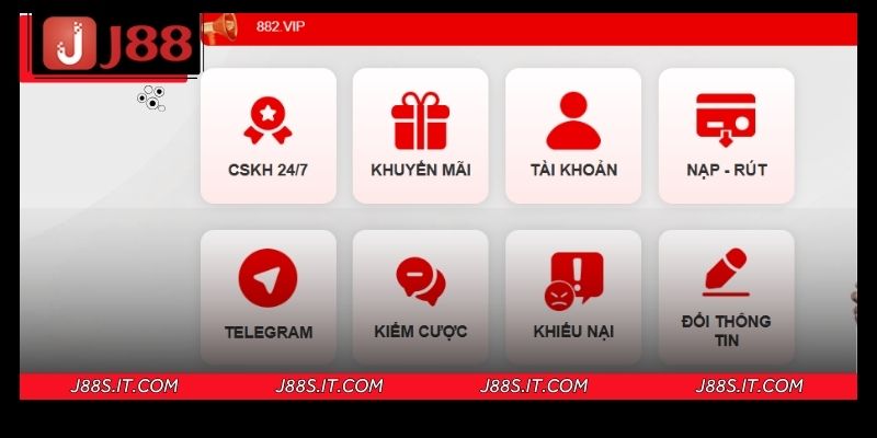 Tổng hợp các kênh liên hệ J88 đang phổ biến trên nhà cái