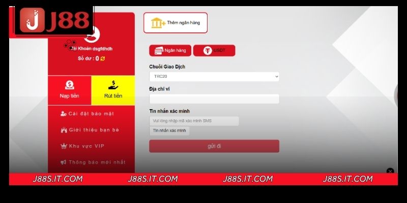 Chi tiết từng bước để thực hiện rút tiền J88 thành công cho tân thủ